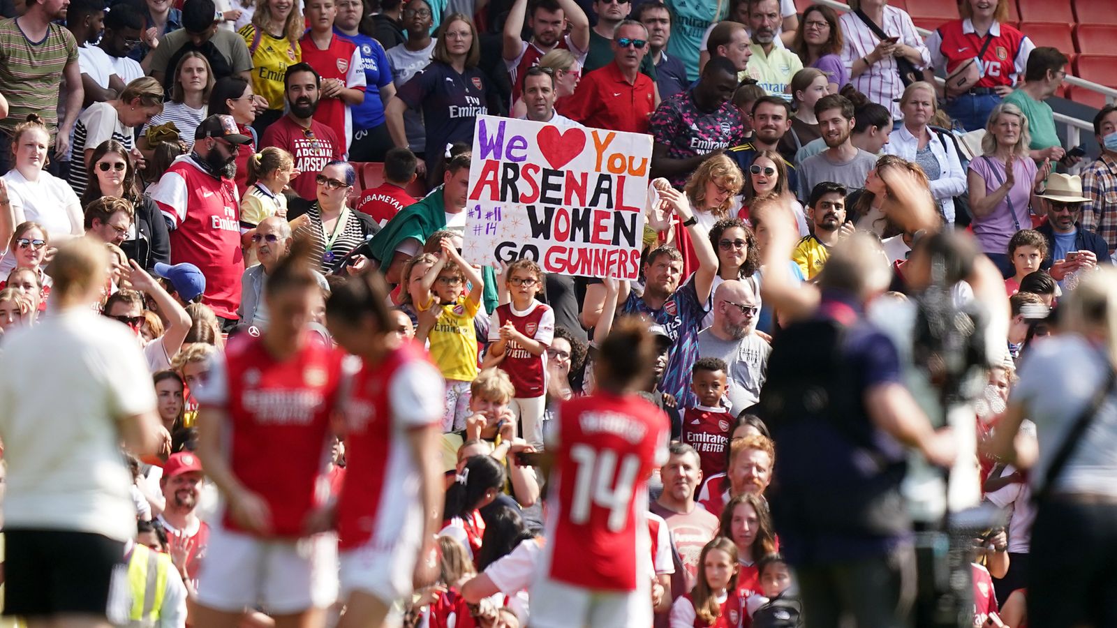 Women's football fan base is different to men's.